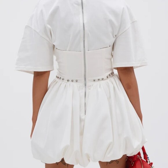 COOL GIRL LOADING MINI DRESS WITH GRAPHIC TEE ATTACHED - Picture 4 of 5